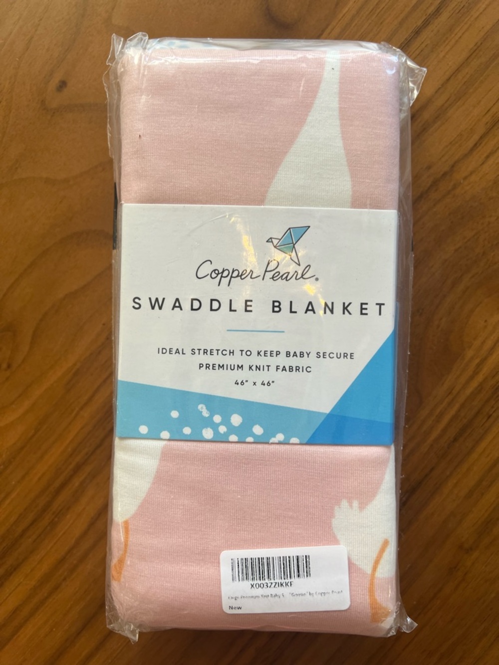 Copper Pearl Goose swaddle